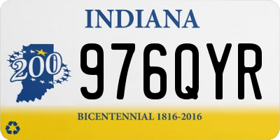 IN license plate 976QYR
