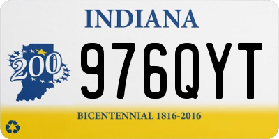 IN license plate 976QYT