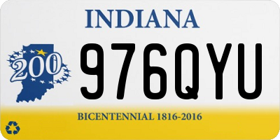 IN license plate 976QYU