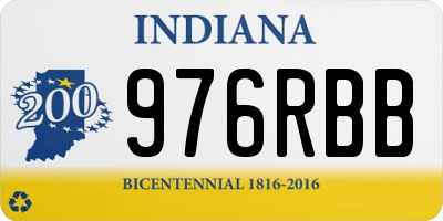 IN license plate 976RBB