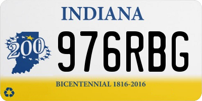IN license plate 976RBG