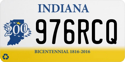 IN license plate 976RCQ