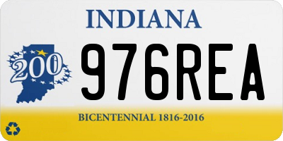 IN license plate 976REA