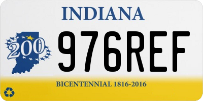 IN license plate 976REF