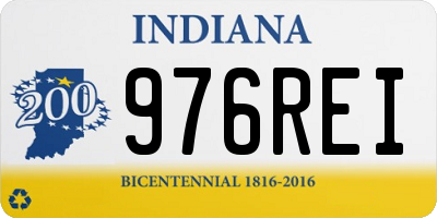 IN license plate 976REI