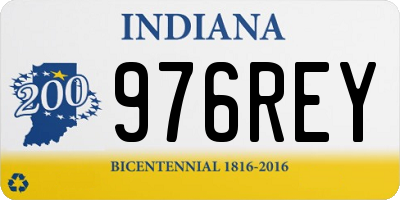 IN license plate 976REY