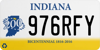 IN license plate 976RFY