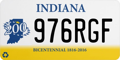 IN license plate 976RGF