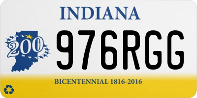 IN license plate 976RGG