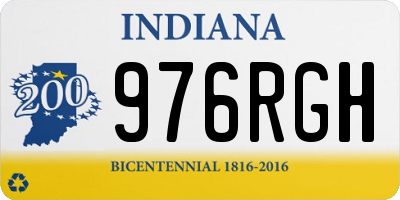 IN license plate 976RGH