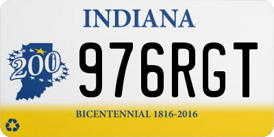 IN license plate 976RGT