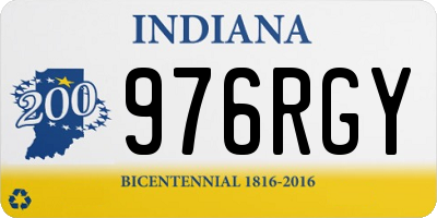 IN license plate 976RGY