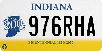 IN license plate 976RHA