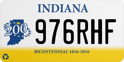 IN license plate 976RHF