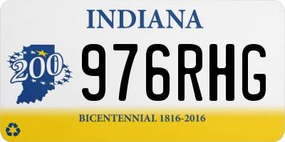 IN license plate 976RHG