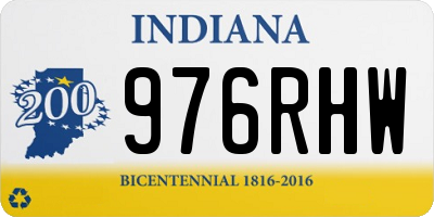 IN license plate 976RHW