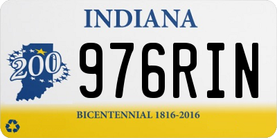 IN license plate 976RIN