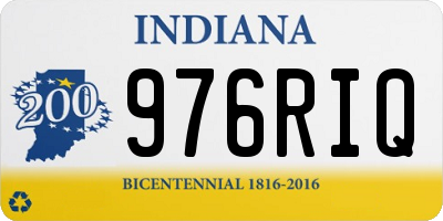 IN license plate 976RIQ
