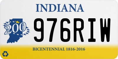 IN license plate 976RIW