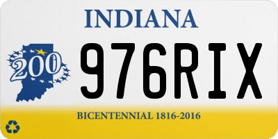 IN license plate 976RIX