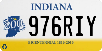 IN license plate 976RIY