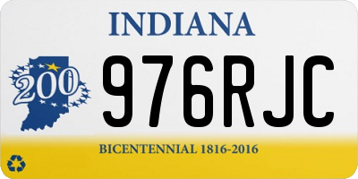 IN license plate 976RJC