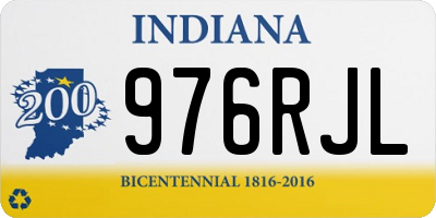 IN license plate 976RJL