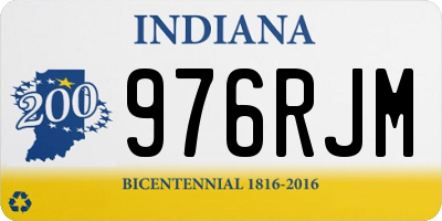 IN license plate 976RJM
