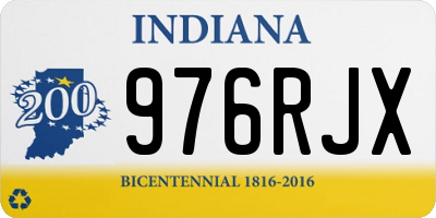 IN license plate 976RJX