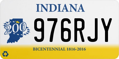 IN license plate 976RJY