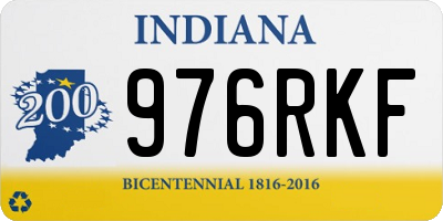 IN license plate 976RKF
