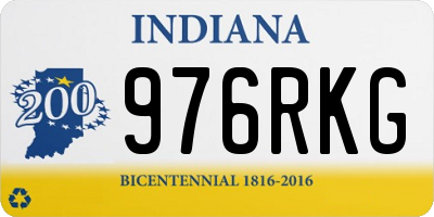 IN license plate 976RKG