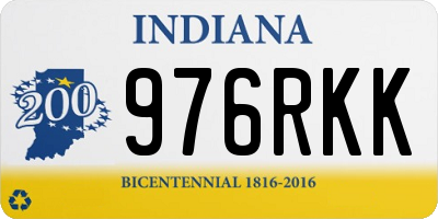 IN license plate 976RKK