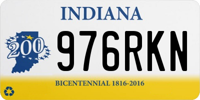 IN license plate 976RKN