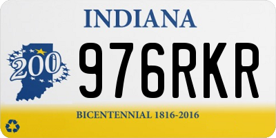 IN license plate 976RKR