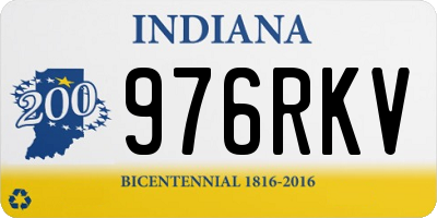 IN license plate 976RKV