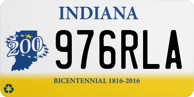 IN license plate 976RLA