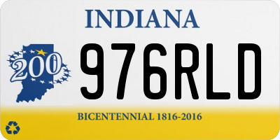 IN license plate 976RLD