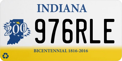 IN license plate 976RLE