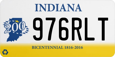 IN license plate 976RLT