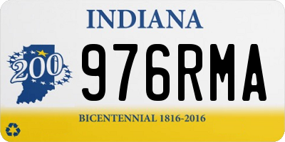 IN license plate 976RMA