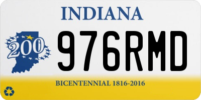 IN license plate 976RMD