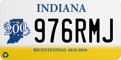 IN license plate 976RMJ