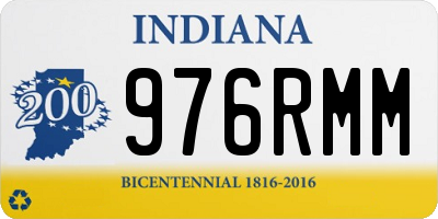 IN license plate 976RMM