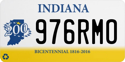 IN license plate 976RMO