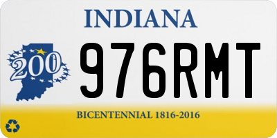 IN license plate 976RMT