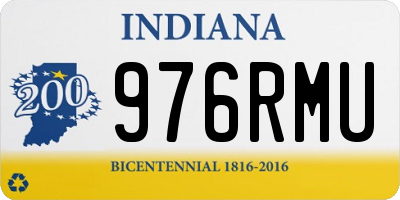 IN license plate 976RMU