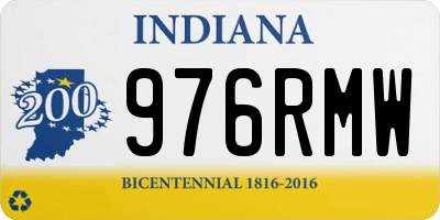 IN license plate 976RMW