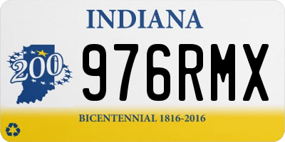 IN license plate 976RMX