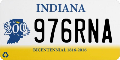 IN license plate 976RNA